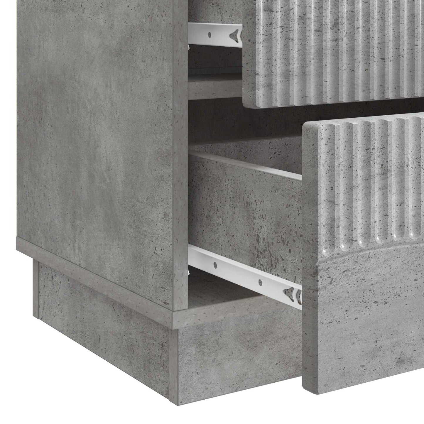 Natskab Betongrå 62 x 34,5 x 44,5 cm Konstrueret træ