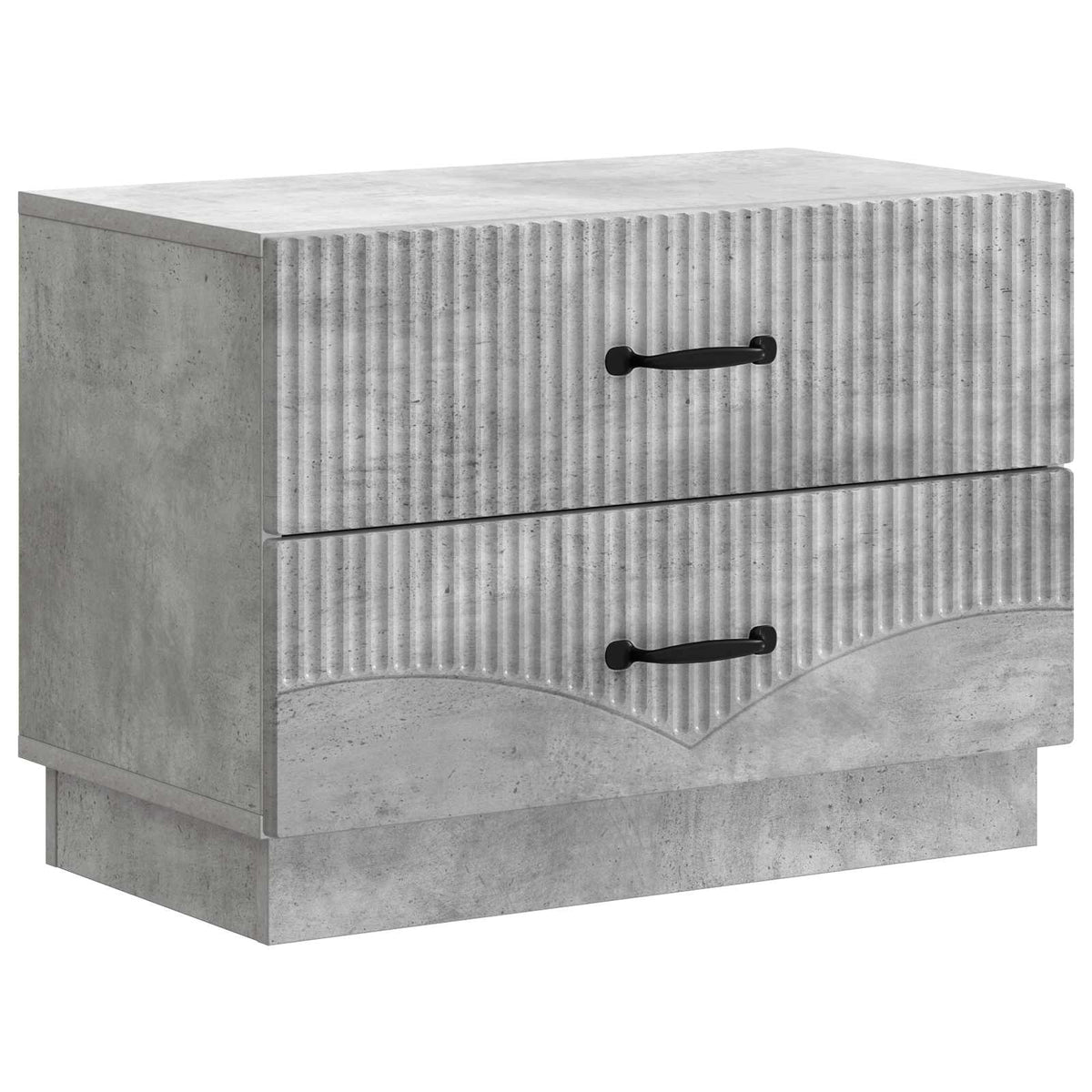 Natskab Betongrå 62 x 34,5 x 44,5 cm Konstrueret træ