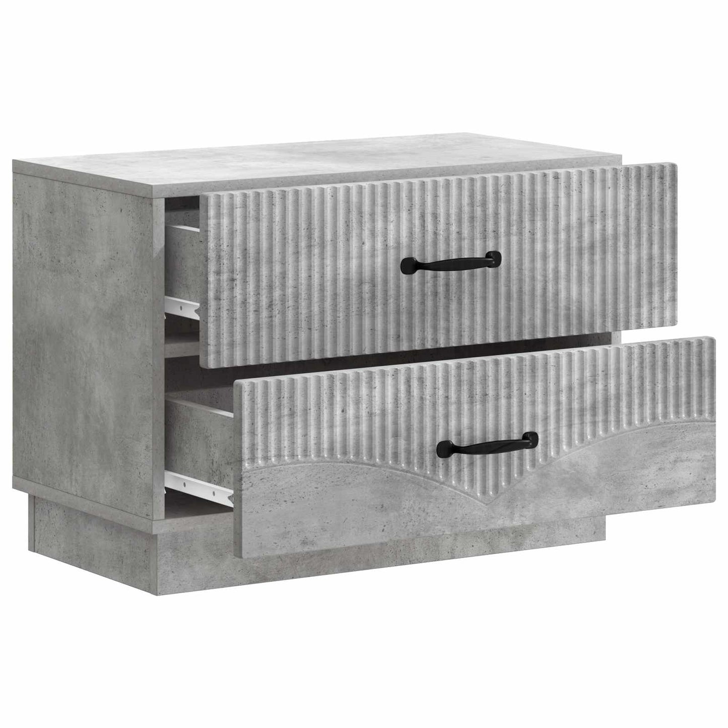 Natskab Betongrå 62 x 34,5 x 44,5 cm Konstrueret træ