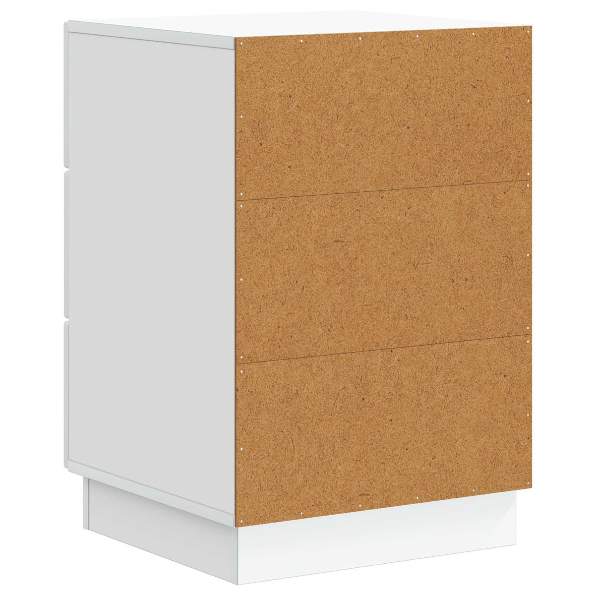 Natskab med skuffe Hvid 43 x 41 x 63,5 cm Konstrueret træ
