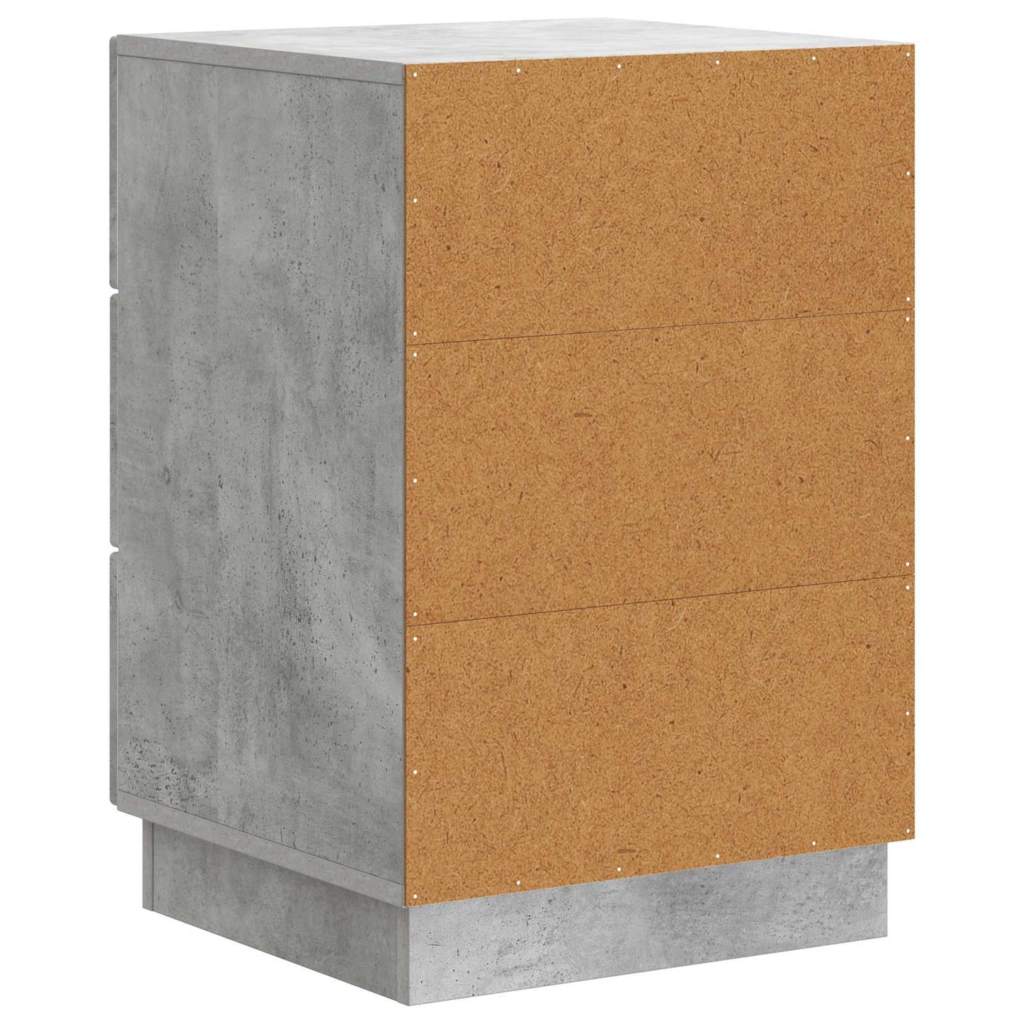 Natskab med skuffe Betongrå 43 x 41 x 63,5 cm Konstrueret træ