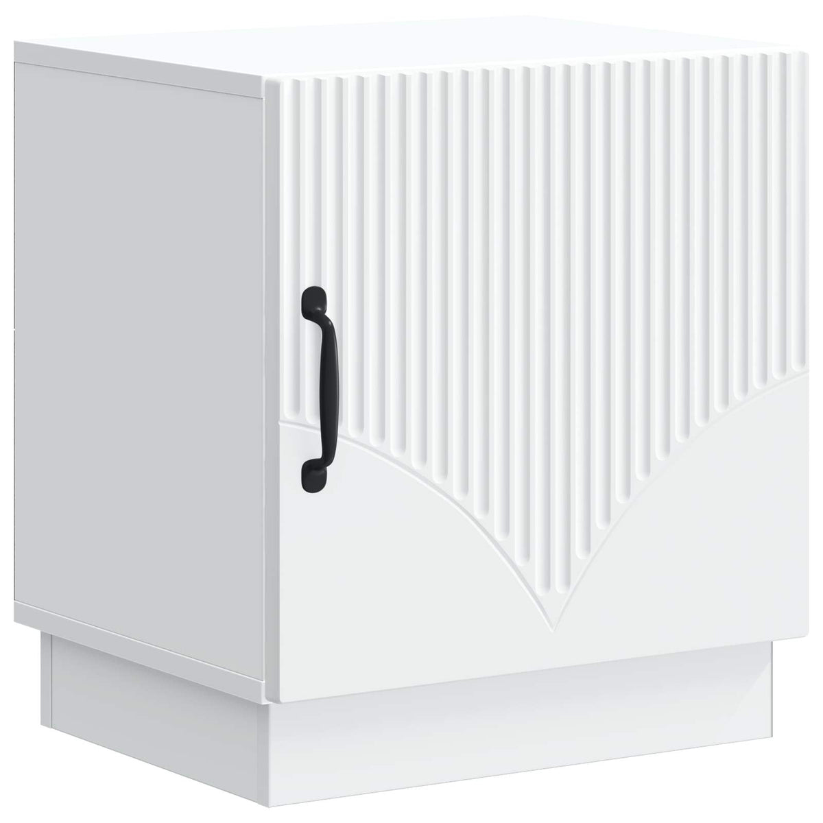 Sengebord 2 stk. Hvid 43 x 34,5 x 47 cm Konstrueret træ