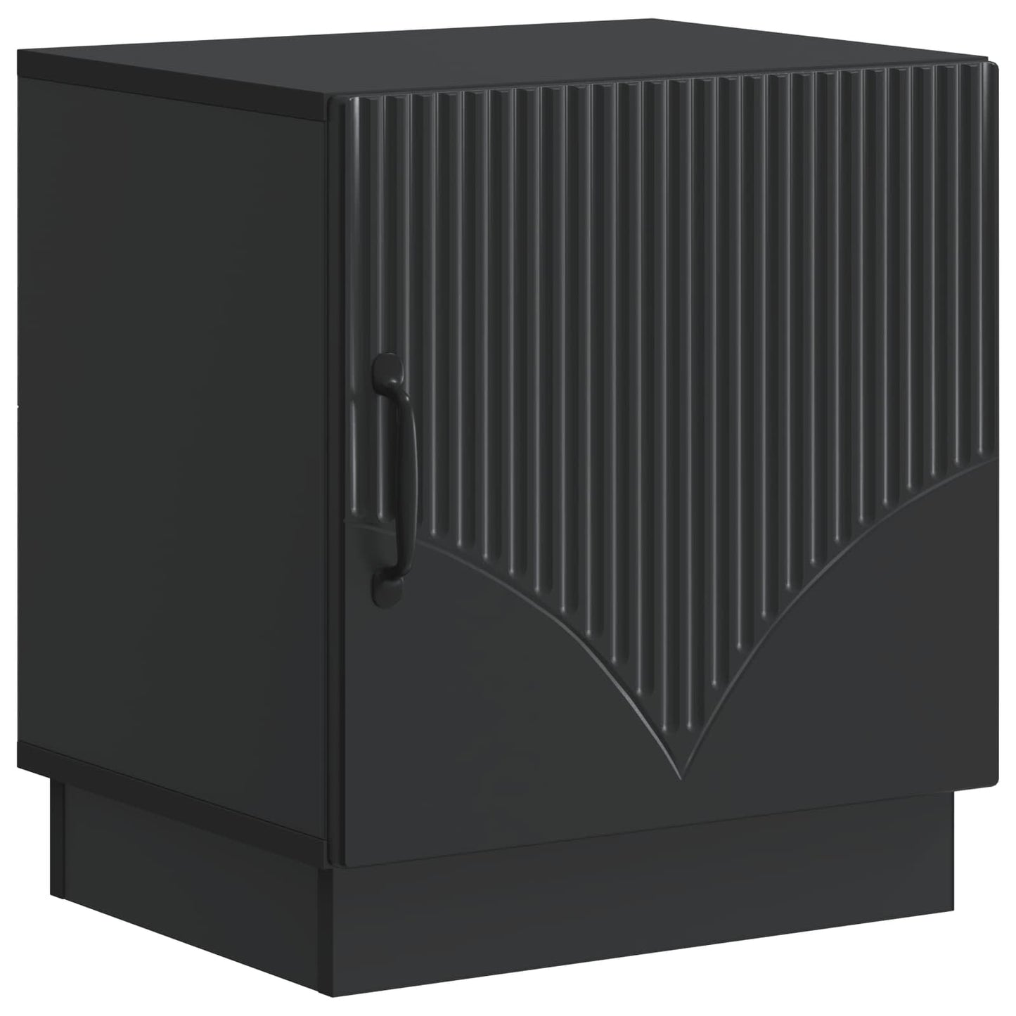 Sengebord 2 stk. Sort 43 x 34,5 x 47 cm Konstrueret træ
