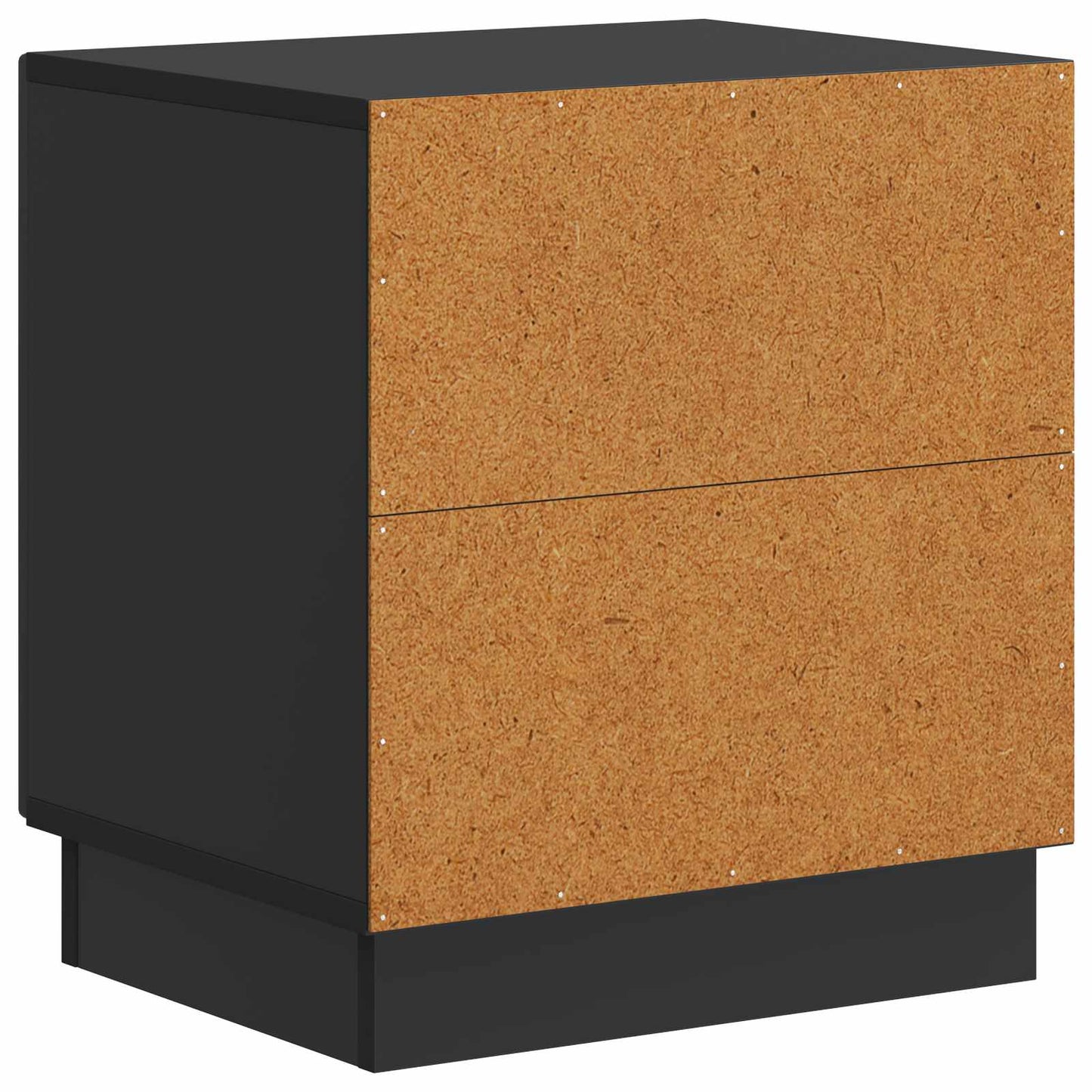 Sengebord 2 stk. Sort 43 x 34,5 x 47 cm Konstrueret træ