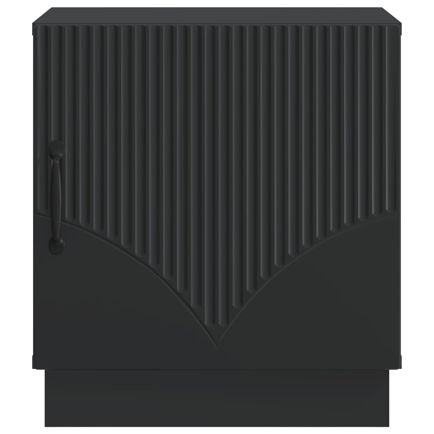 Sengebord 2 stk. Sort 43 x 34,5 x 47 cm Konstrueret træ