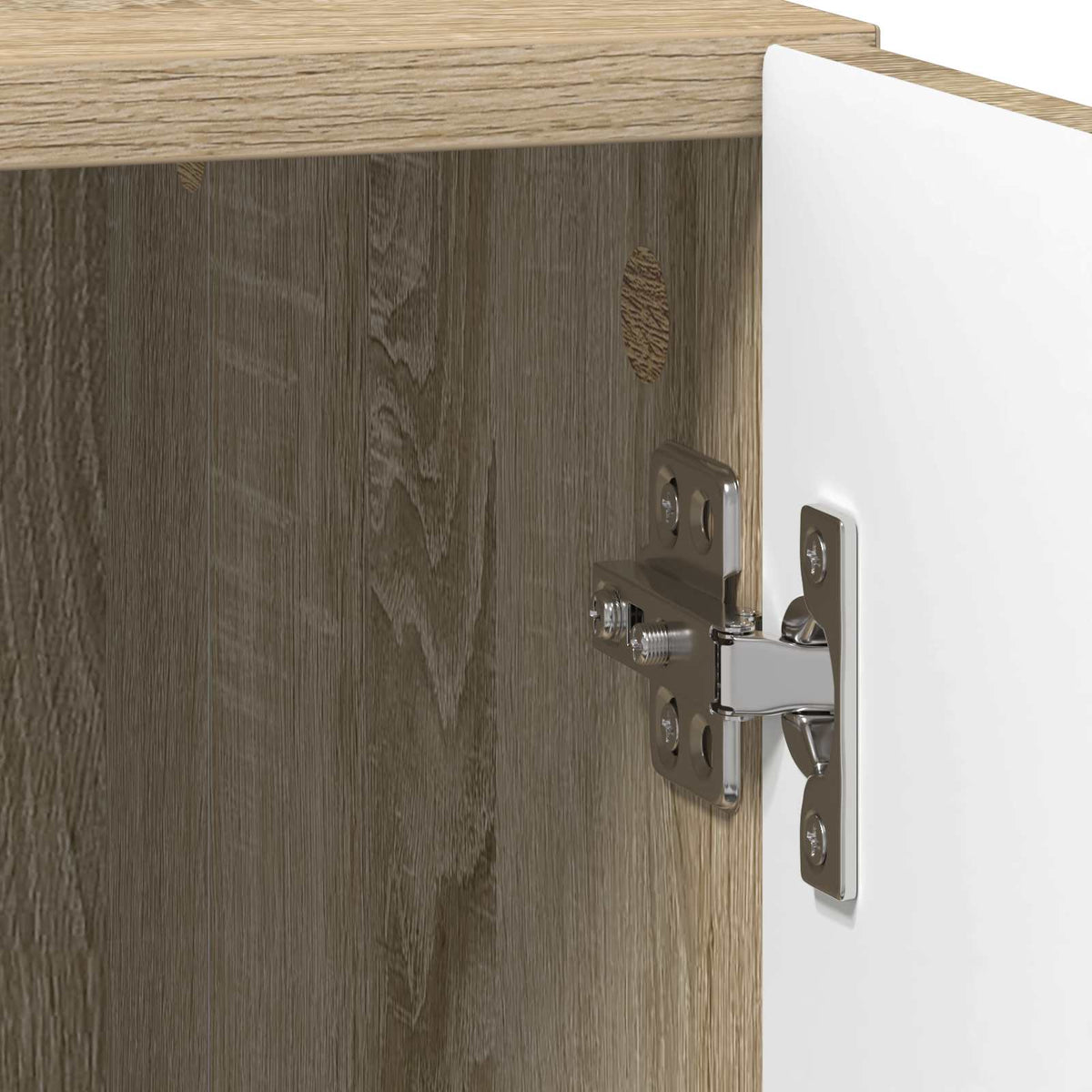 Sengebord Sonoma-eg 43 x 34,5 x 47 cm Konstrueret træ