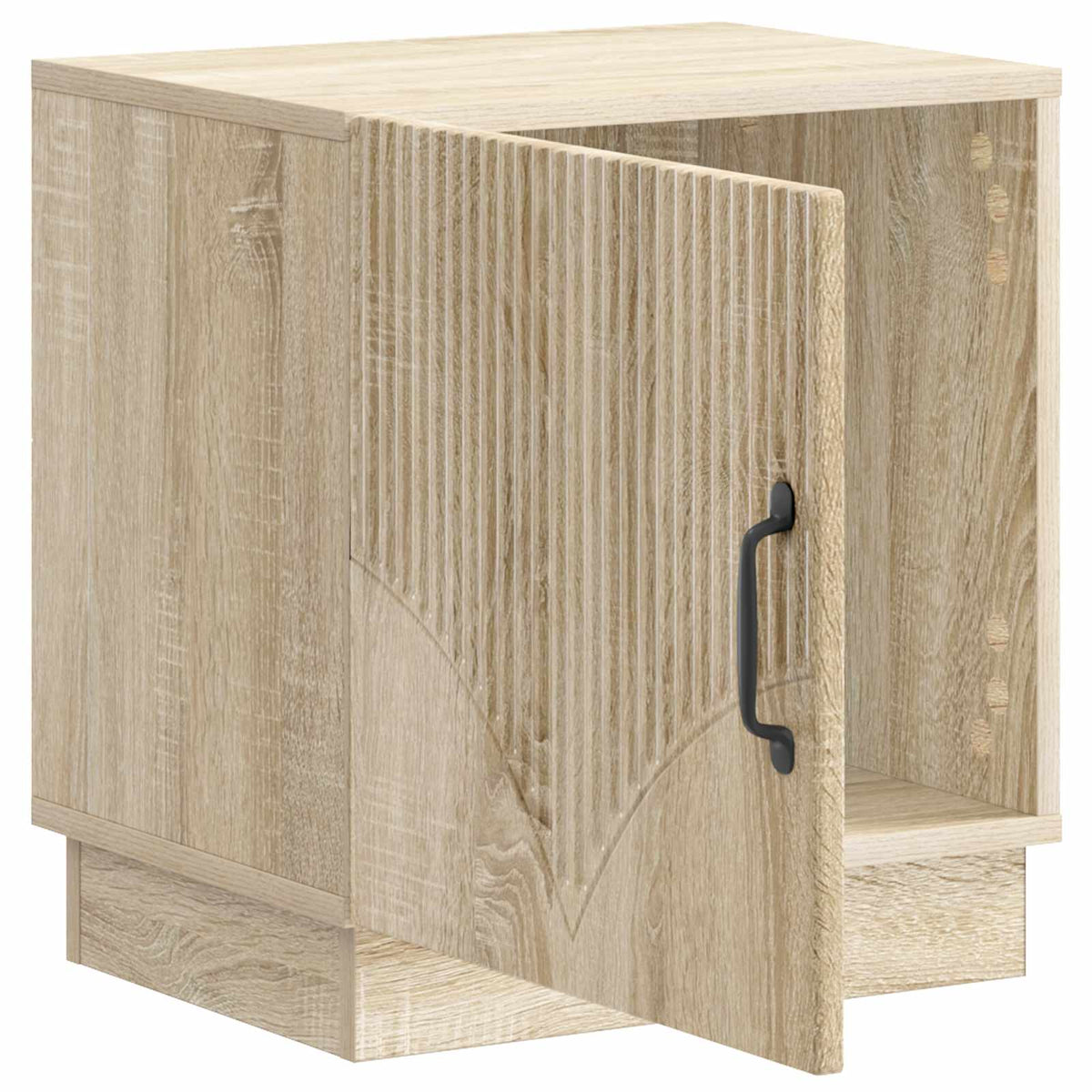 Sengebord 2 stk. Sonoma-eg 43 x 34,5 x 47 cm Konstrueret træ