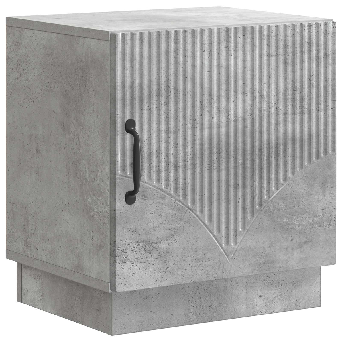 Sengebord 2 stk. Beton Grå 43 x 34,5 x 47 cm Konstrueret træ
