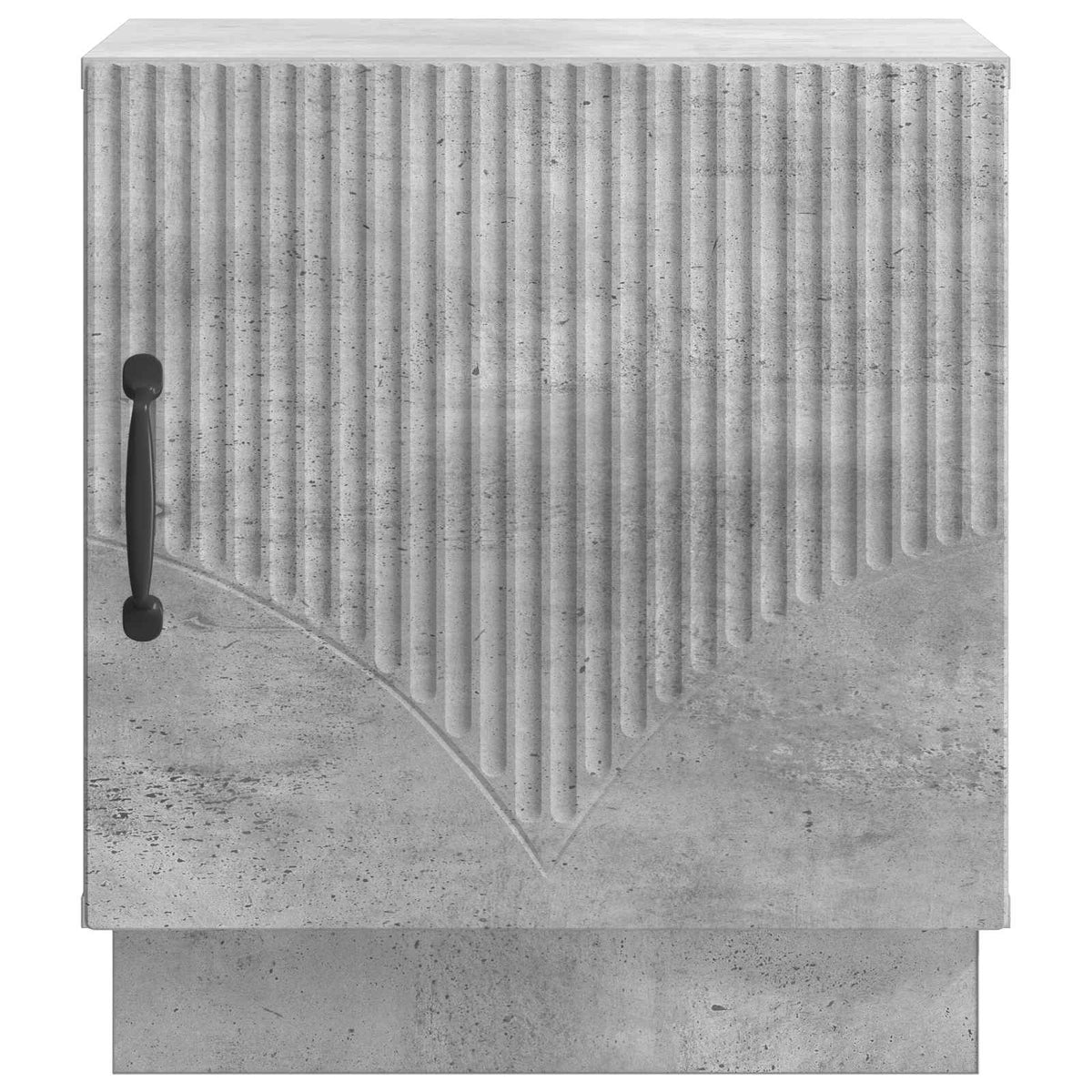 Sengebord 2 stk. Beton Grå 43 x 34,5 x 47 cm Konstrueret træ