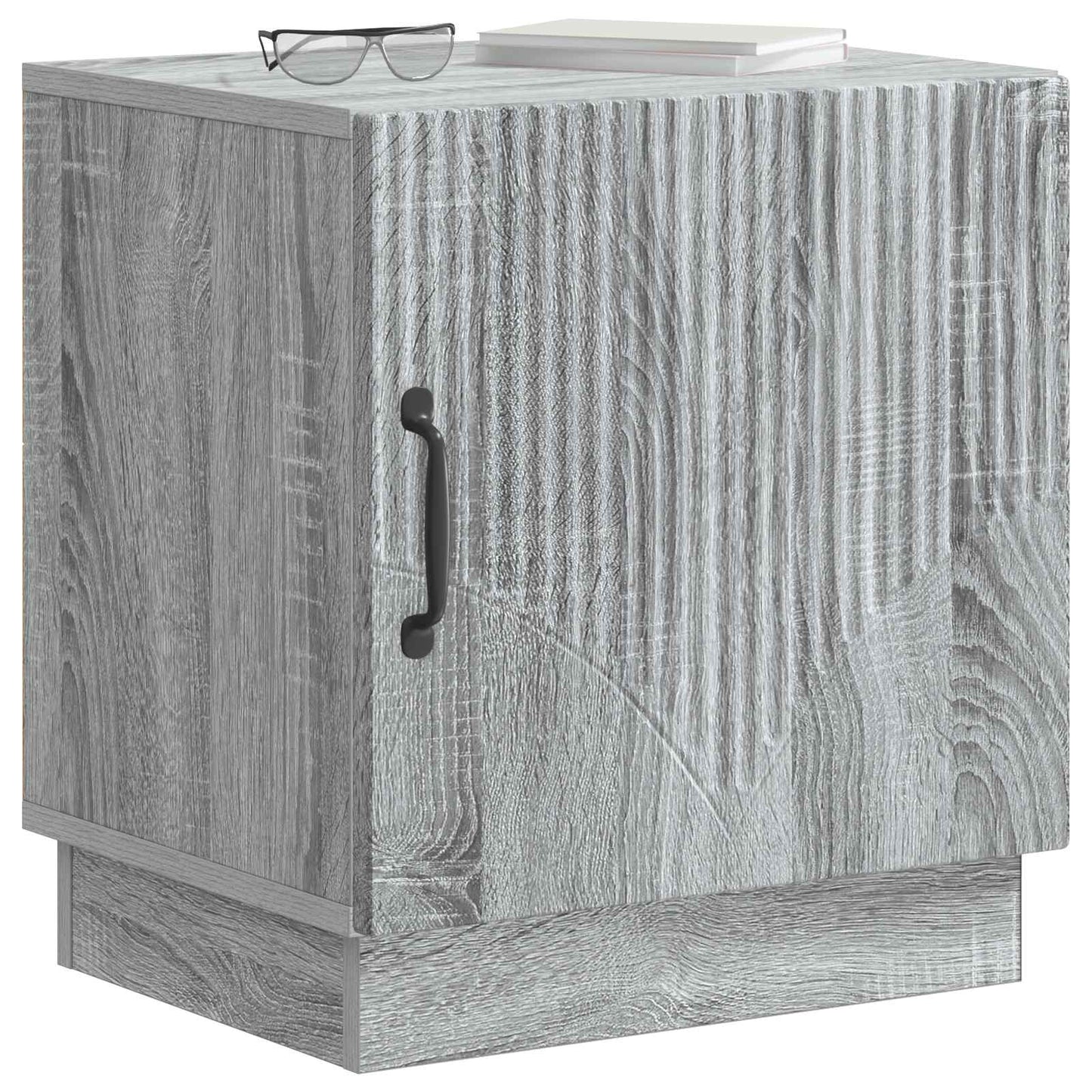 Sengebord 2 stk. Grå Sonoma 43 x 34,5 x 47 cm Konstrueret træ