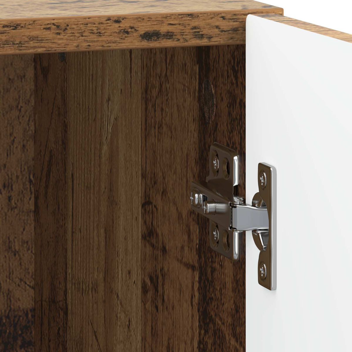 Sengebord 2 stk. Gammelt træ 43 x 34,5 x 47 cm Konstrueret træ