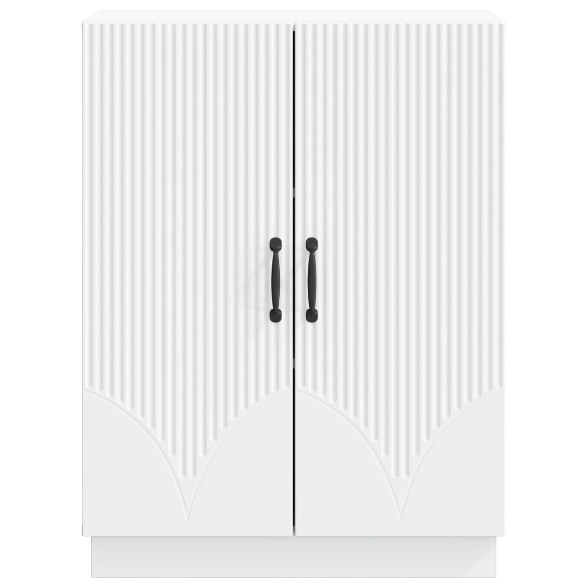 Sideboard Hvid 66 x 34,5 x 87 cm Konstrueret træ