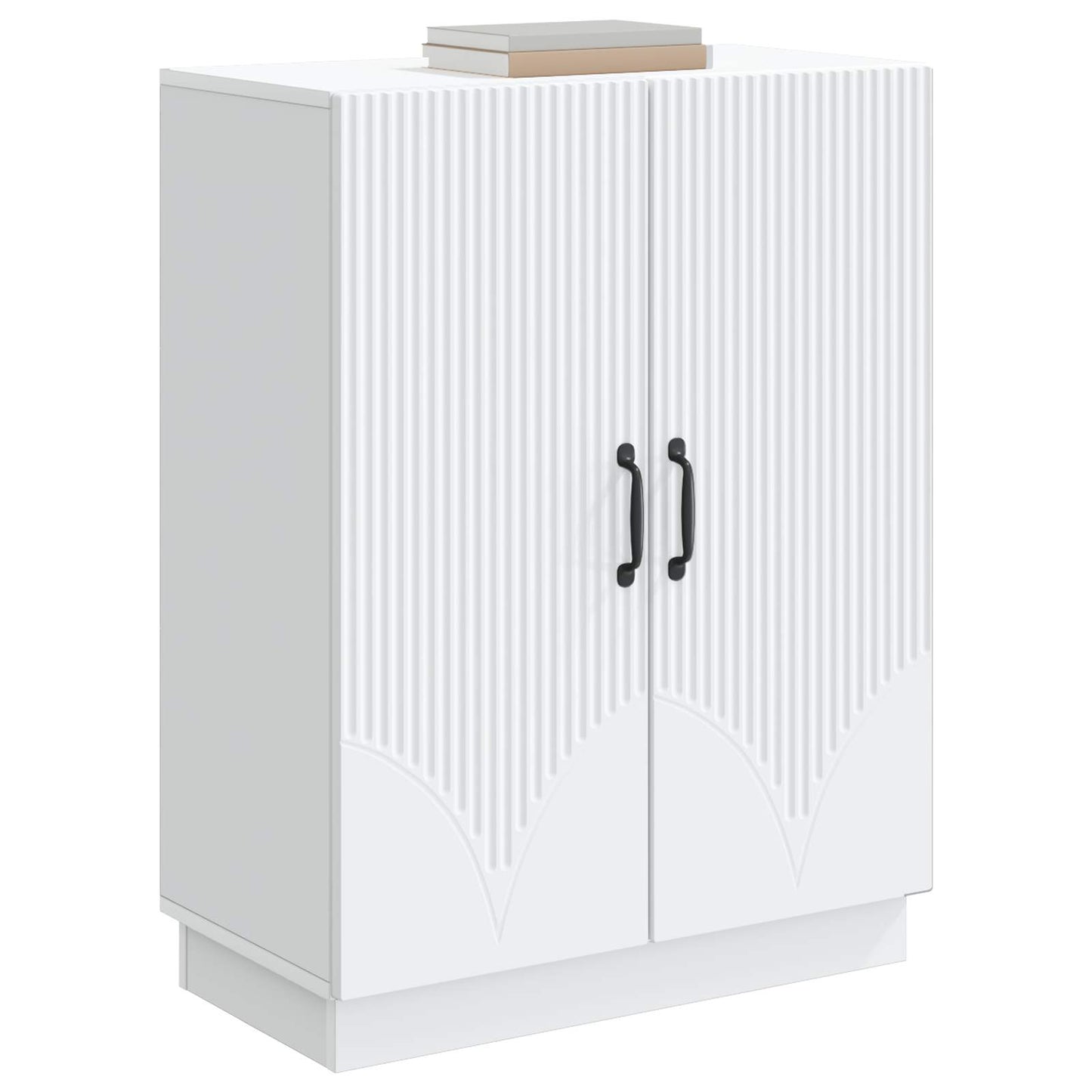 Sideboard Hvid 66 x 34,5 x 87 cm Konstrueret træ