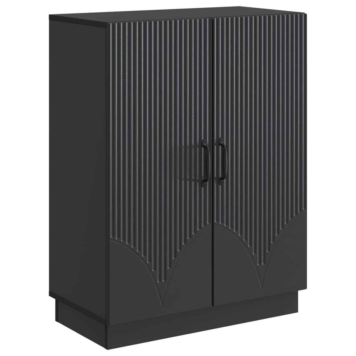Sideboard Sort 66 x 34,5 x 87 cm Konstrueret træ