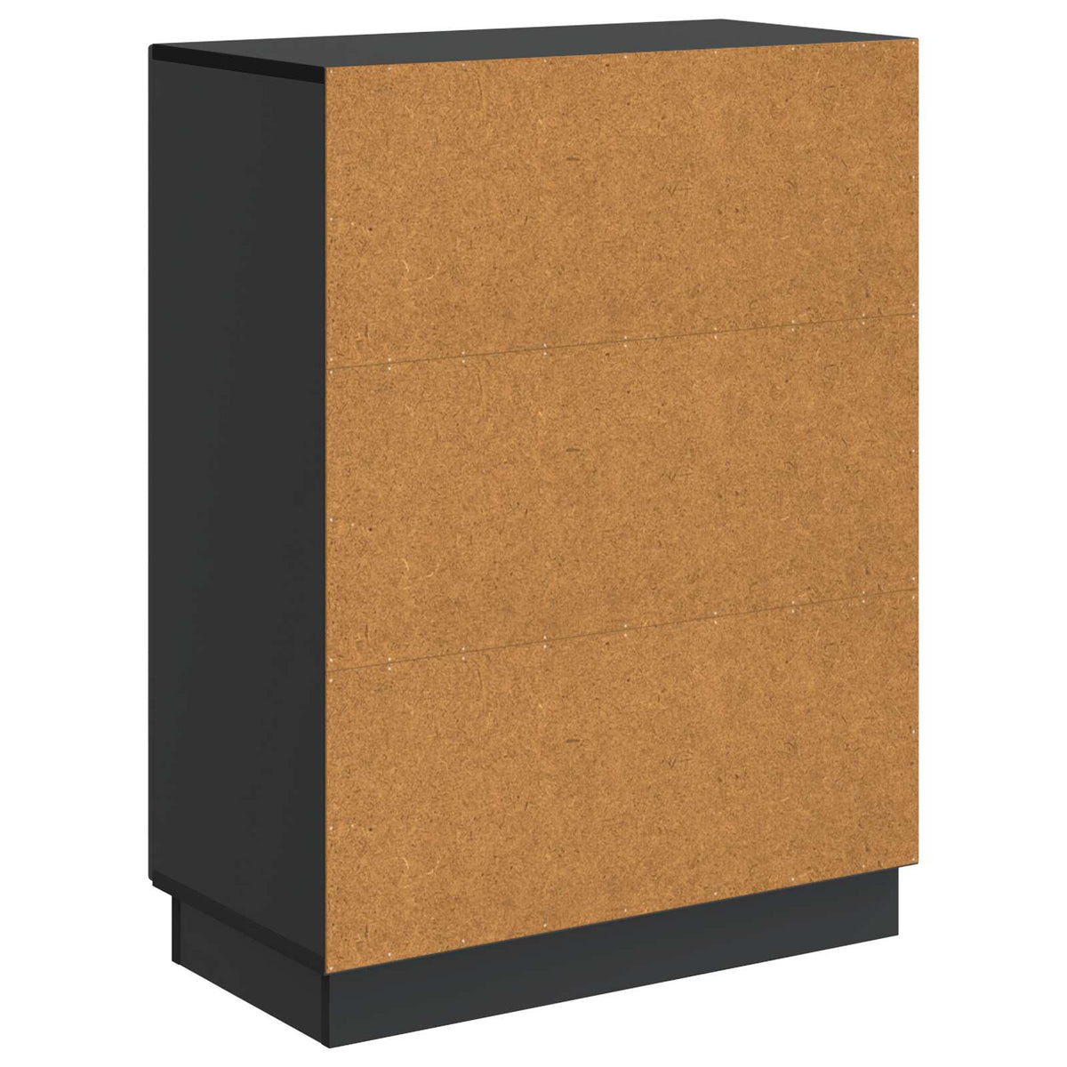 Sideboard Sort 66 x 34,5 x 87 cm Konstrueret træ