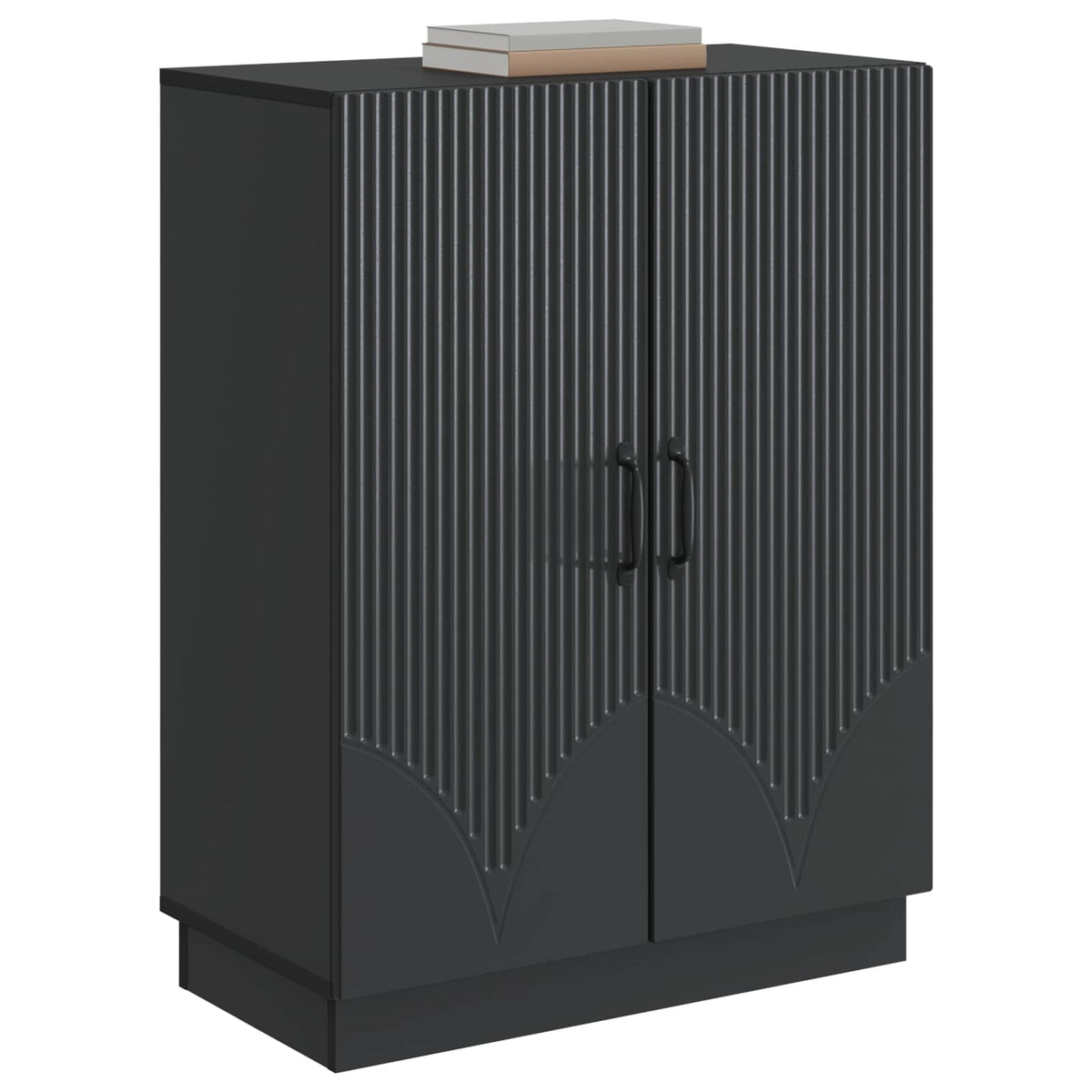 Sideboard Sort 66 x 34,5 x 87 cm Konstrueret træ