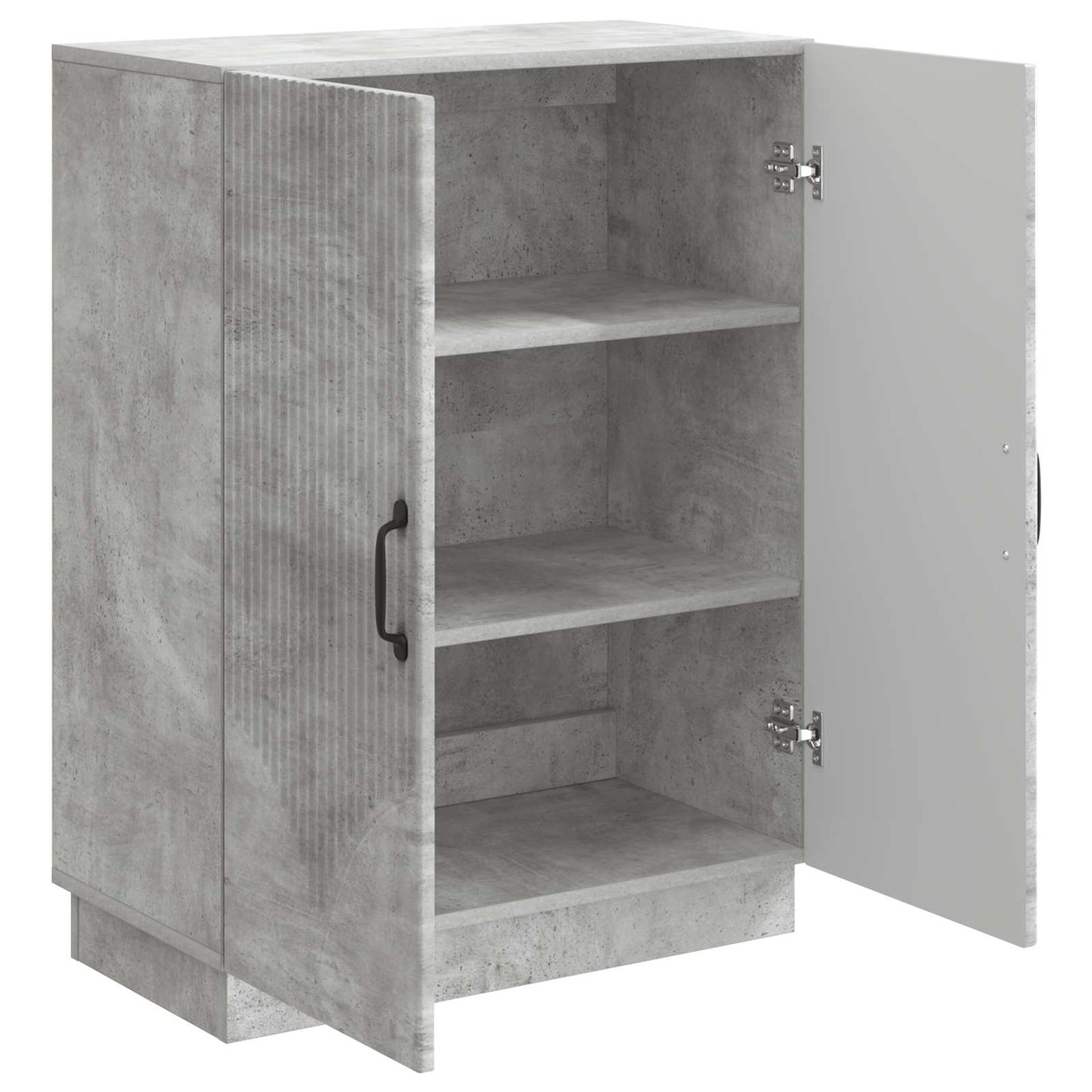 Sideboard Betongrå 66 x 34,5 x 87 cm Konstrueret træ