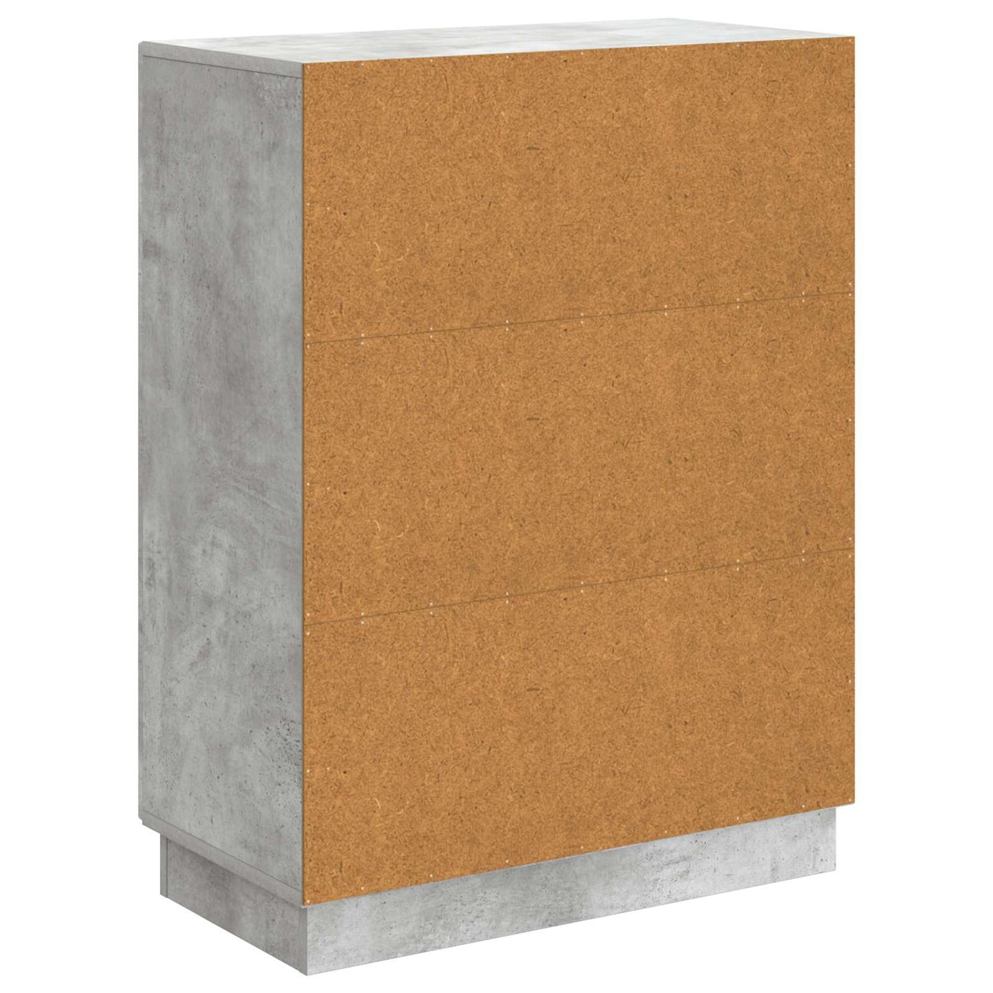 Sideboard Betongrå 66 x 34,5 x 87 cm Konstrueret træ