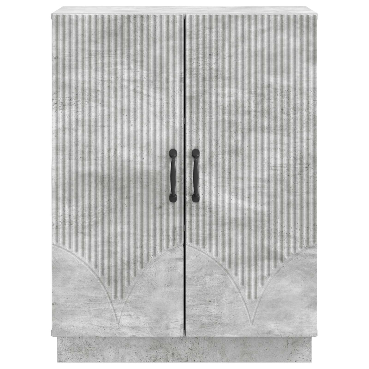 Sideboard Betongrå 66 x 34,5 x 87 cm Konstrueret træ