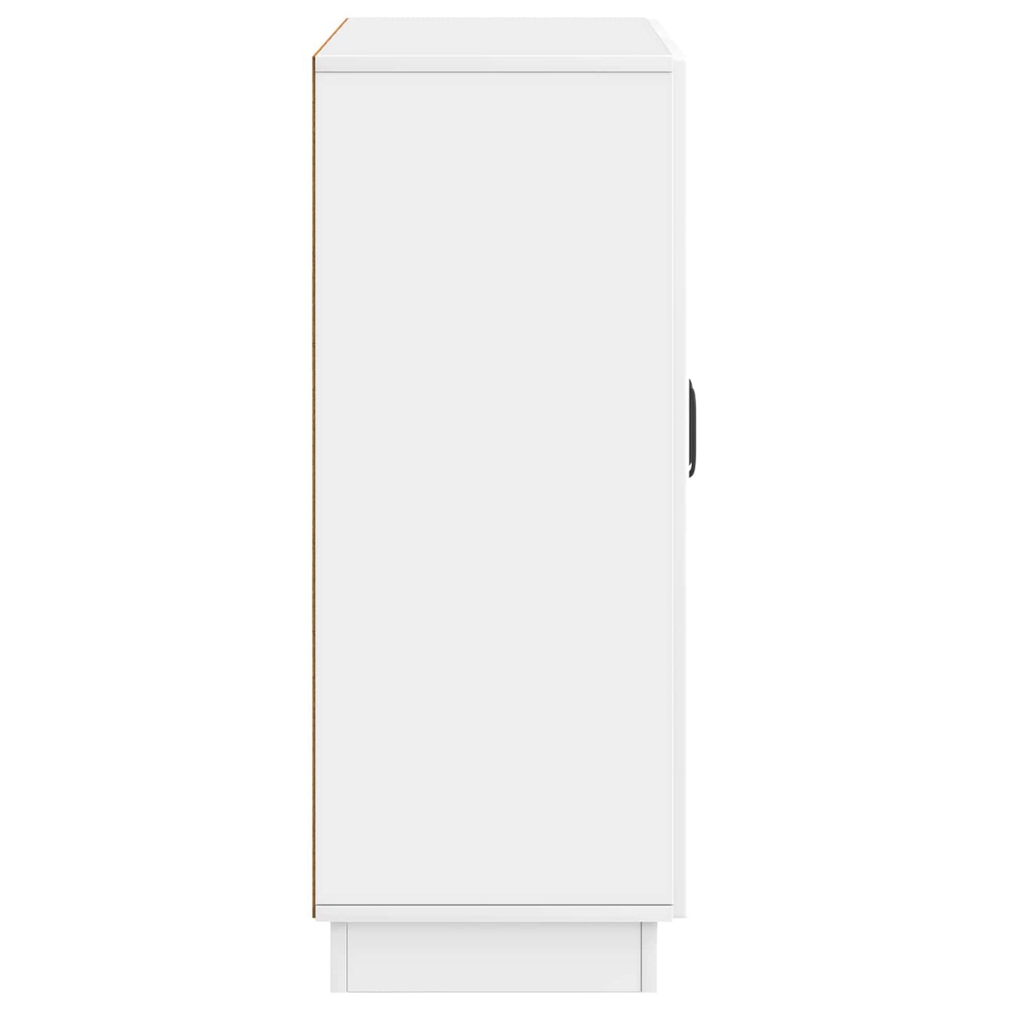 Sideboard Hvid højglans 66 x 34,5 x 87 cm Konstrueret træ