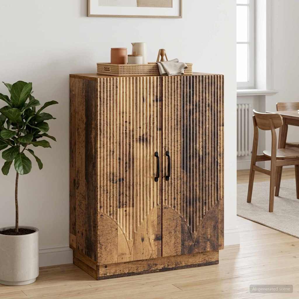 Sideboard Gammelt træ 66 x 34,5 x 87 cm Konstrueret træ
