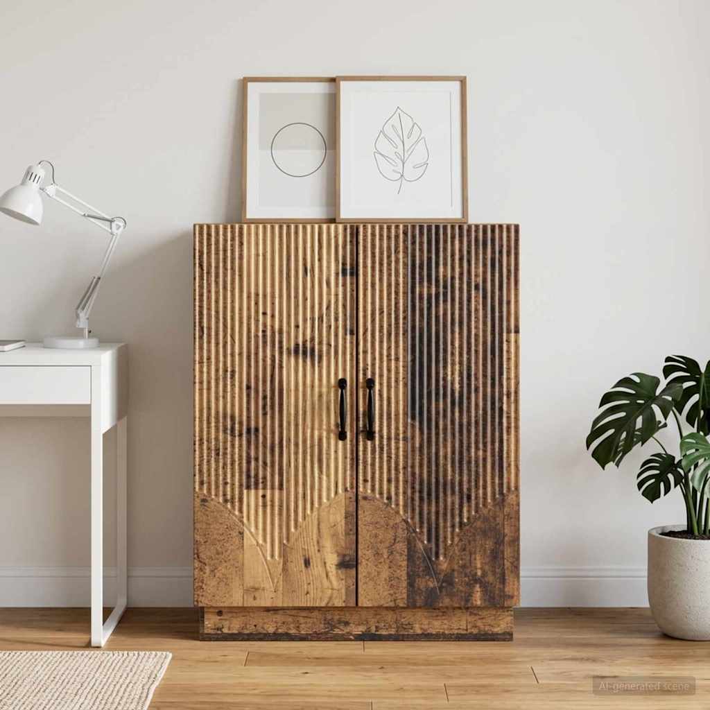 Sideboard Gammelt træ 66 x 34,5 x 87 cm Konstrueret træ