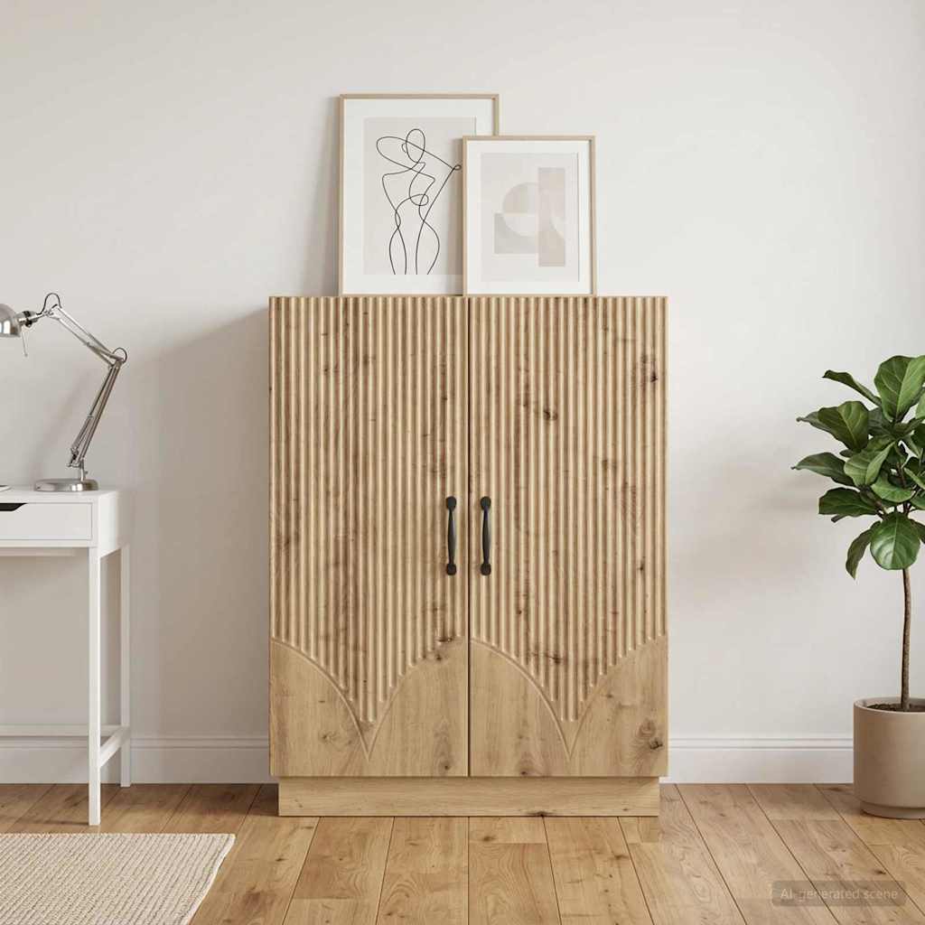 Sideboard Artisan-eg 66 x 34,5 x 87 cm Konstrueret træ