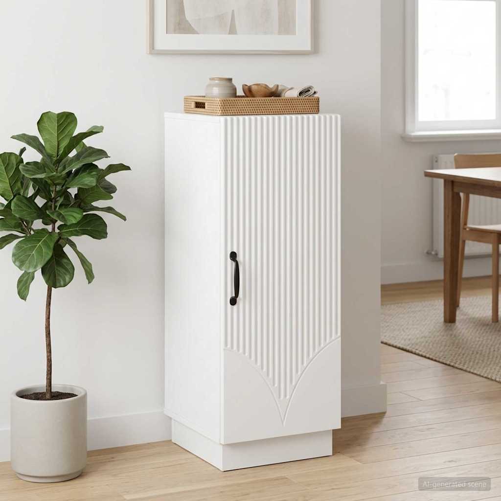 Sideboard Hvid 33 x 34,5 x 87 cm Konstrueret træ