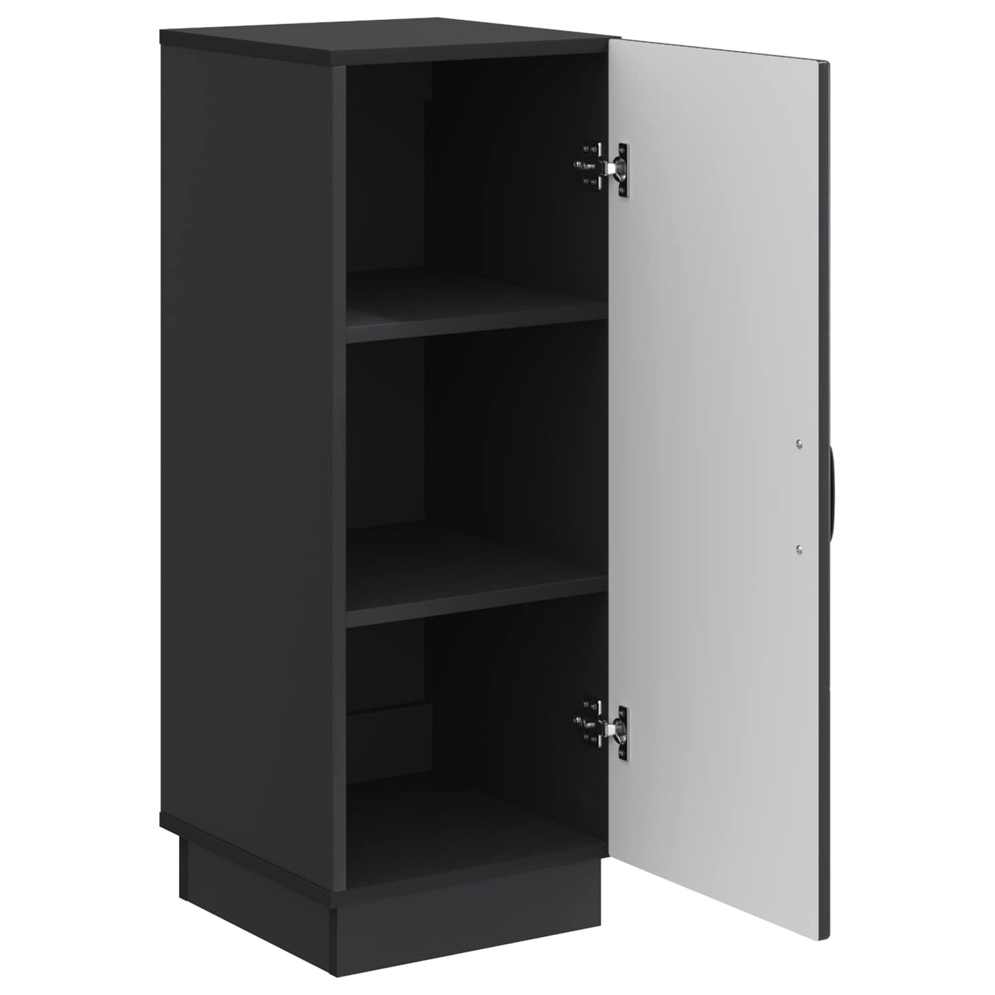 Sideboard Sort 33 x 34,5 x 87 cm Konstrueret træ