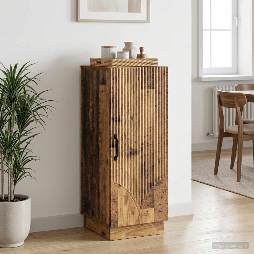 Sideboard Gammelt træ 33 x 34,5 x 87 cm Konstrueret træ
