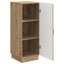 Sideboard Artisan-eg 33 x 34,5 x 87 cm Konstrueret træ