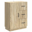 Sideboard Sonoma-eg 66 x 34,5 x 87 cm Konstrueret træ