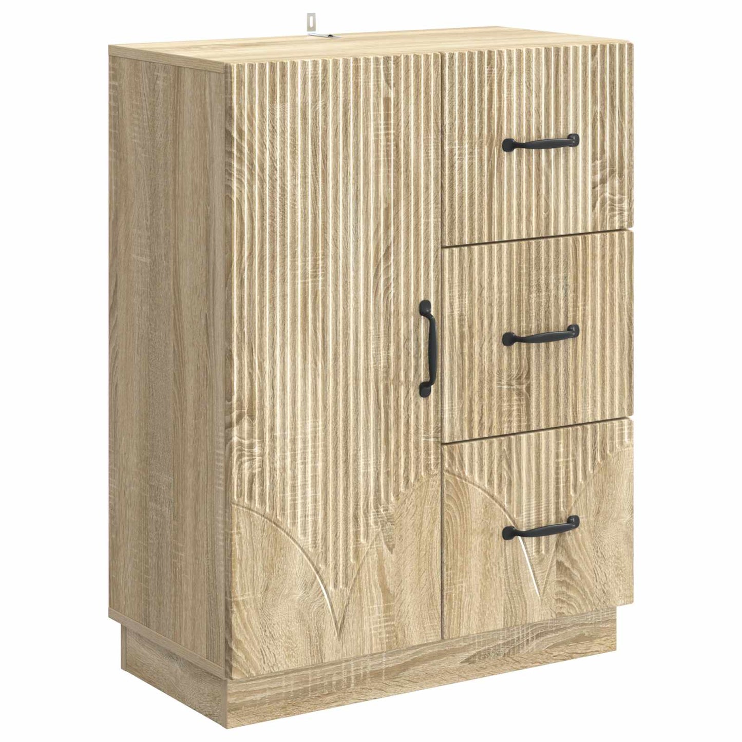 Sideboard Sonoma-eg 66 x 34,5 x 87 cm Konstrueret træ