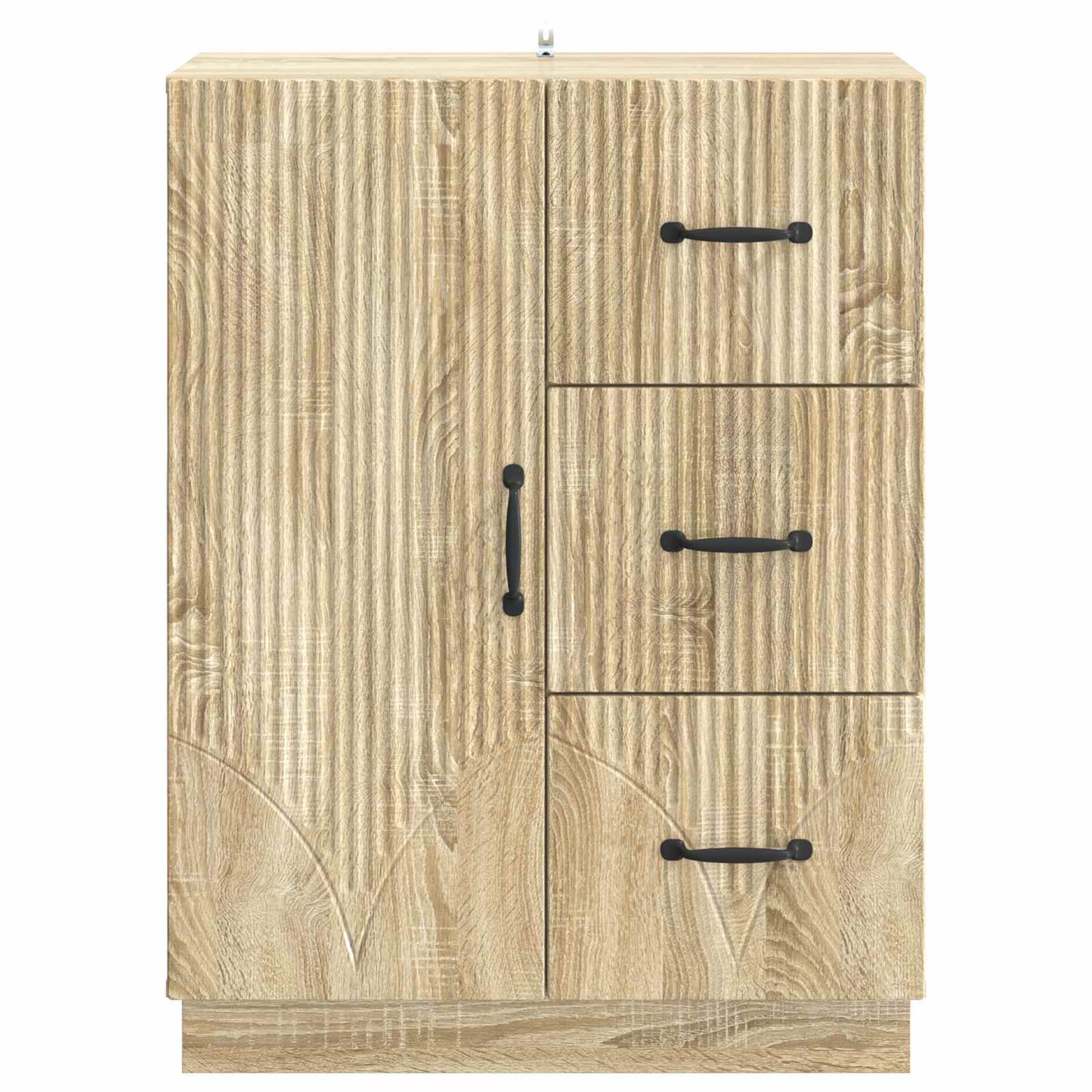Sideboard Sonoma-eg 66 x 34,5 x 87 cm Konstrueret træ