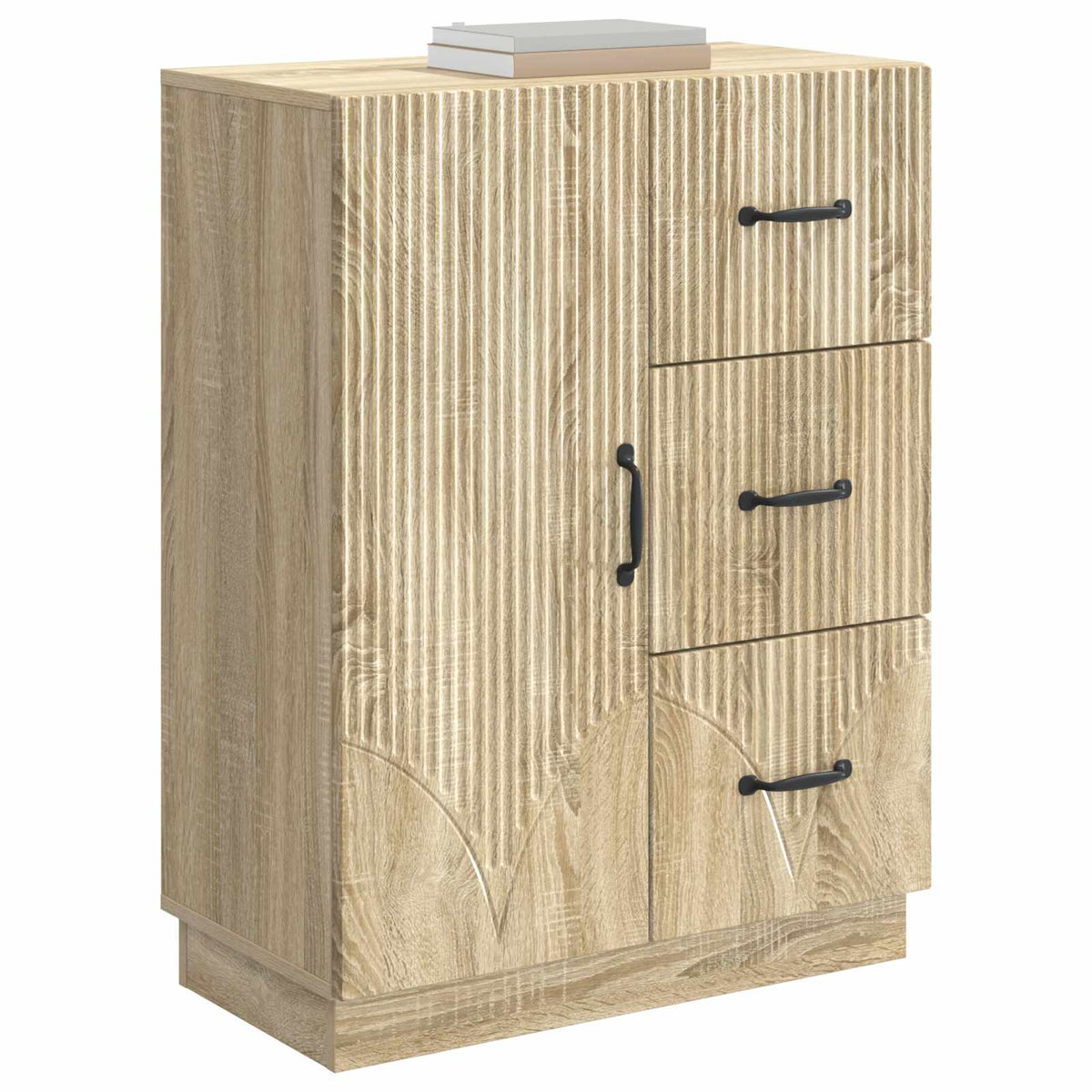Sideboard Sonoma-eg 66 x 34,5 x 87 cm Konstrueret træ