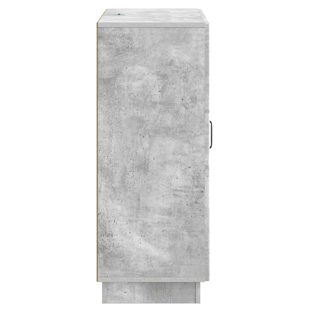 Sideboard med skuffe Betongrå 66 x 34,5 x 87 cm Konstrueret træ