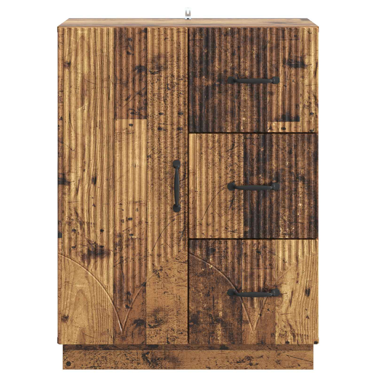 Sideboard Gammelt træ 66 x 34,5 x 87 cm Konstrueret træ