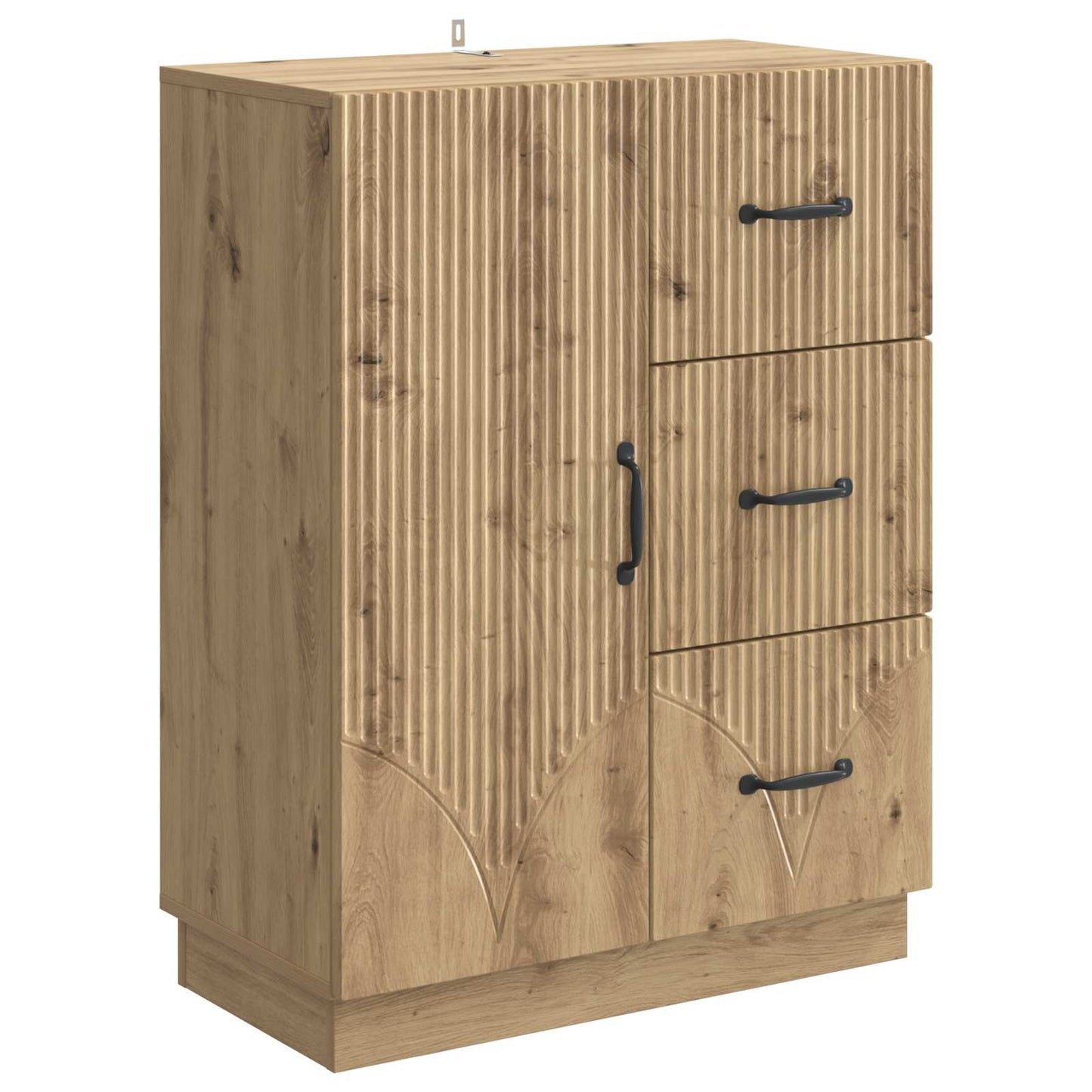 Sideboard Artisan-eg 66 x 34,5 x 87 cm Konstrueret træ