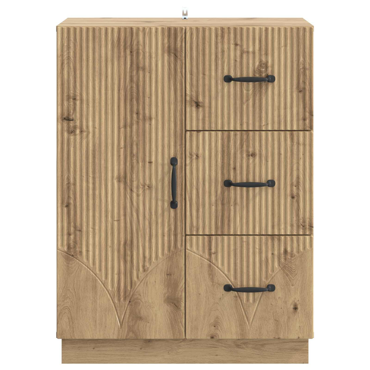 Sideboard Artisan-eg 66 x 34,5 x 87 cm Konstrueret træ
