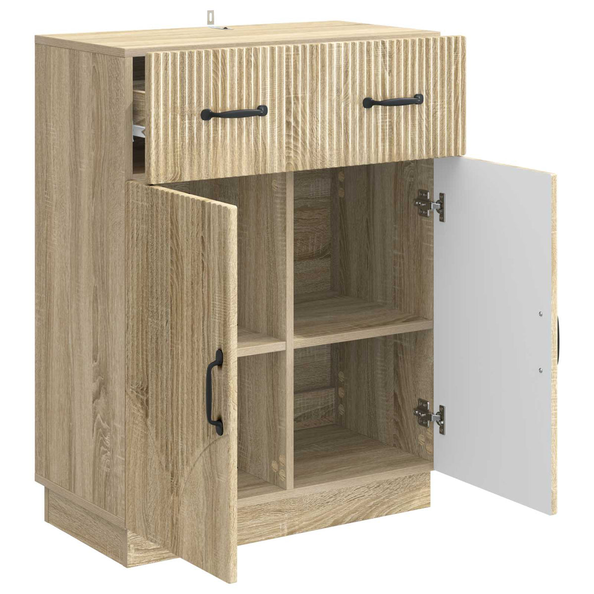 Sideboard Sonoma-eg 66 x 34,5 x 87 cm Konstrueret træ