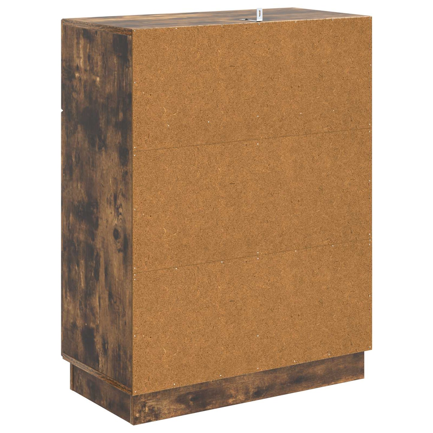 Sideboard med skuffe Røget eg 66 x 34,5 x 87 cm Konstrueret træ