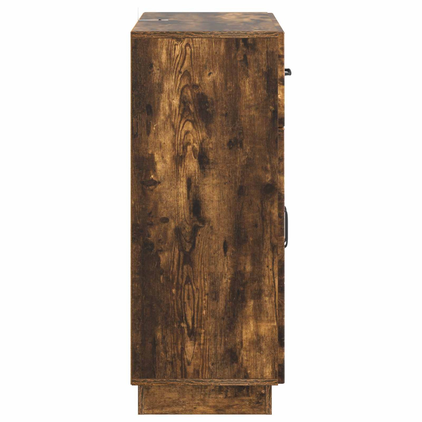 Sideboard med skuffe Røget eg 66 x 34,5 x 87 cm Konstrueret træ