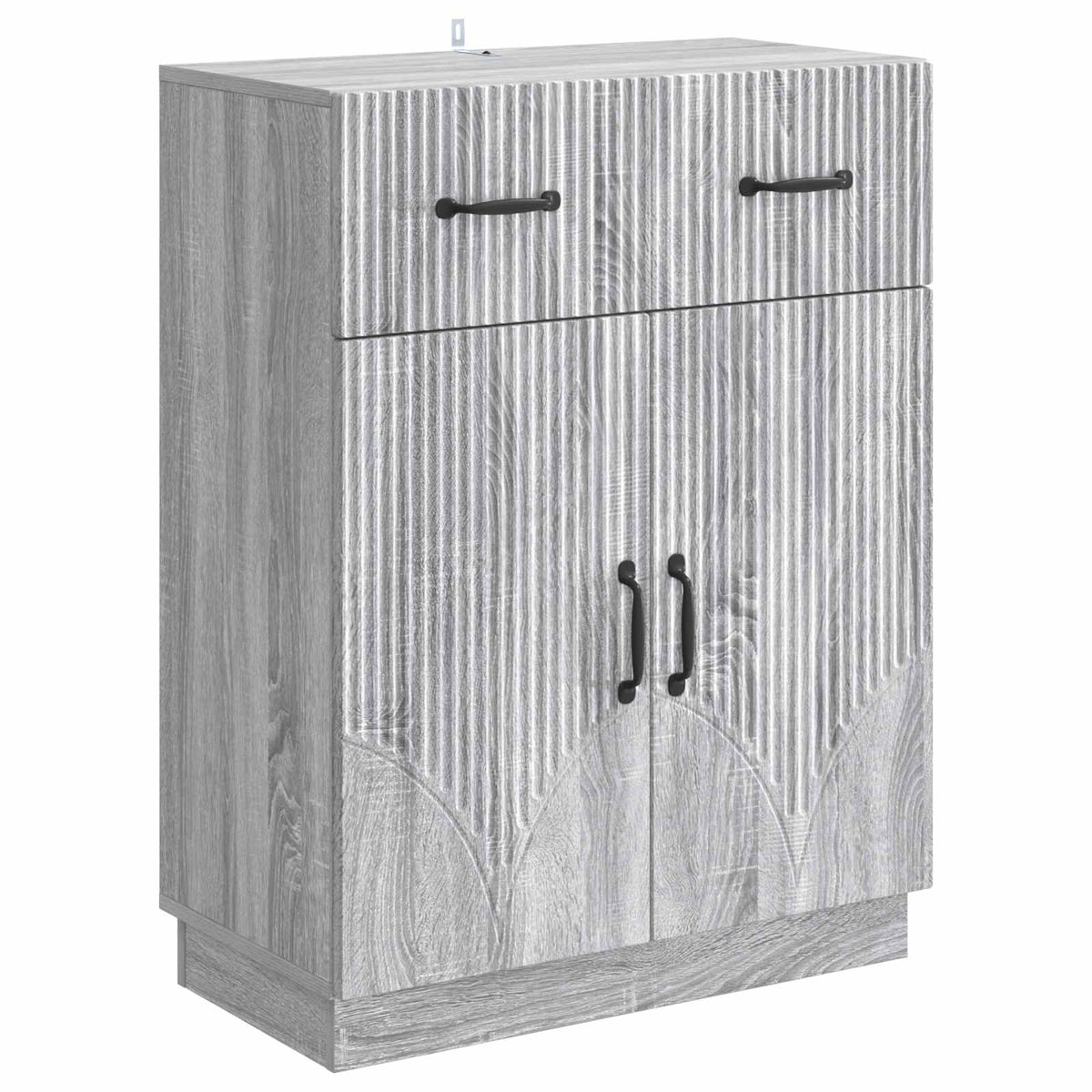 Sideboard Grå sonoma-eg 66 x 34,5 x 87 cm Konstrueret træ