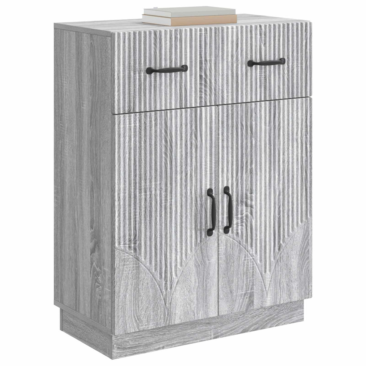 Sideboard Grå sonoma-eg 66 x 34,5 x 87 cm Konstrueret træ