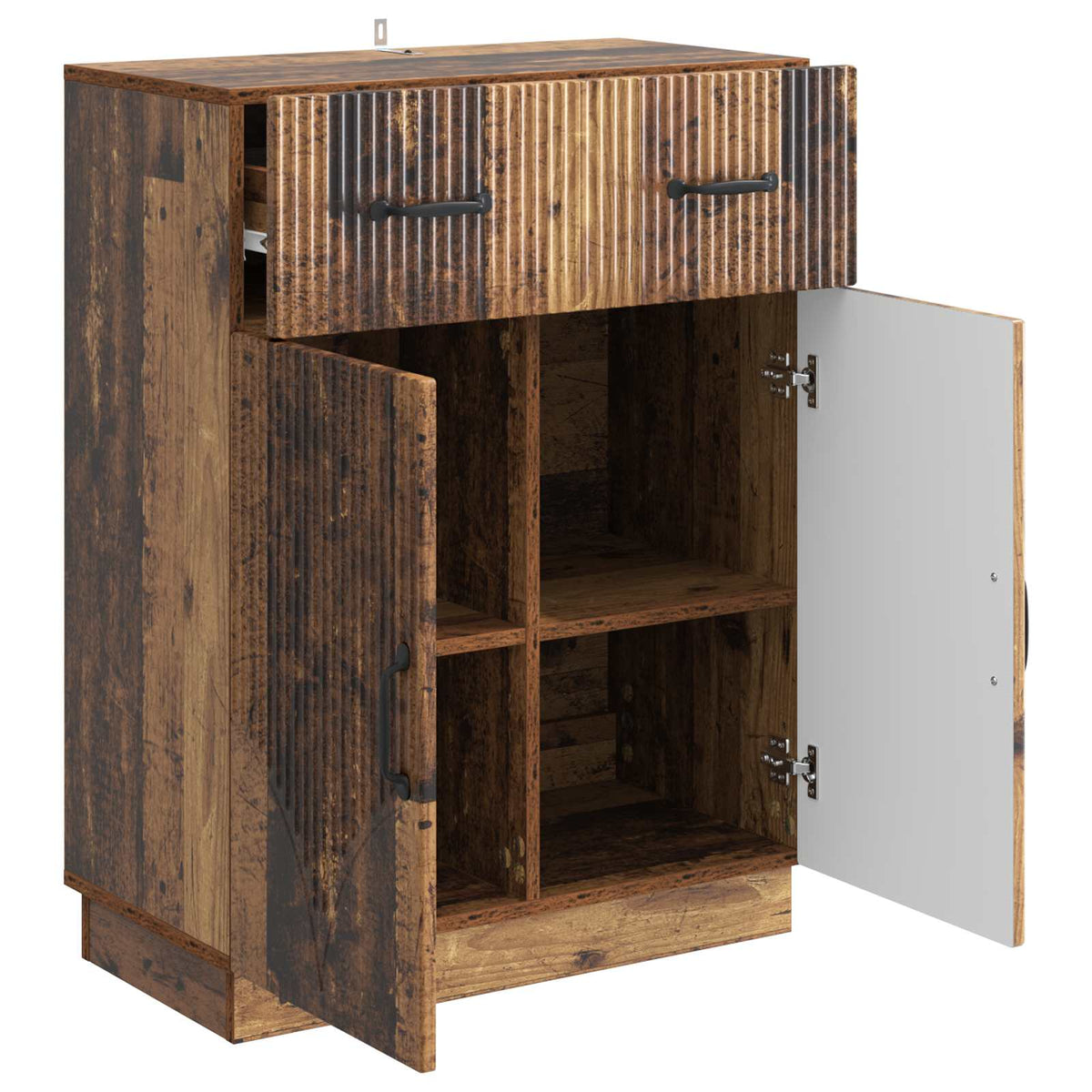 Sideboard Gammelt træ 66 x 34,5 x 87 cm Konstrueret træ
