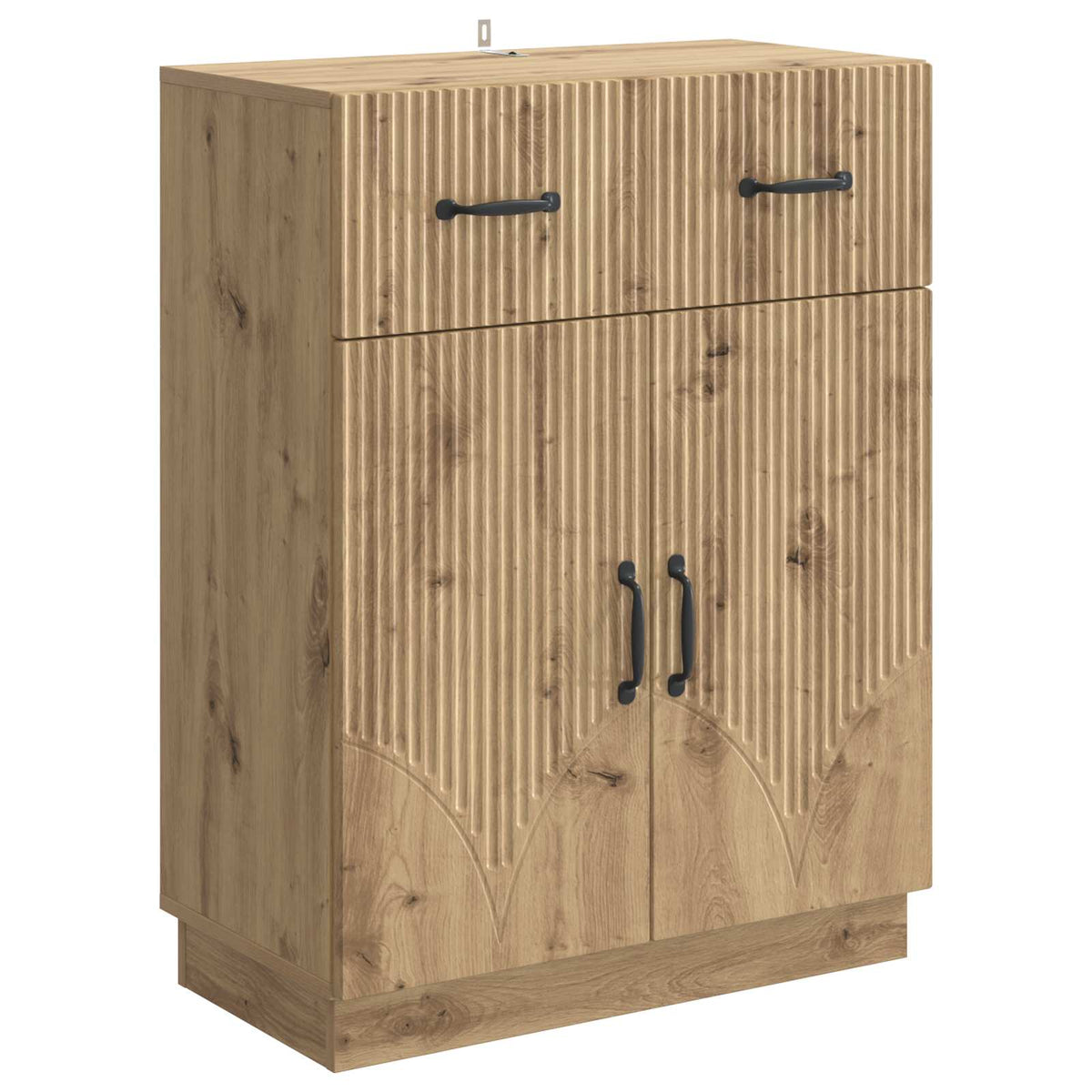 Sideboard Artisan-eg 66 x 34,5 x 87 cm Konstrueret træ