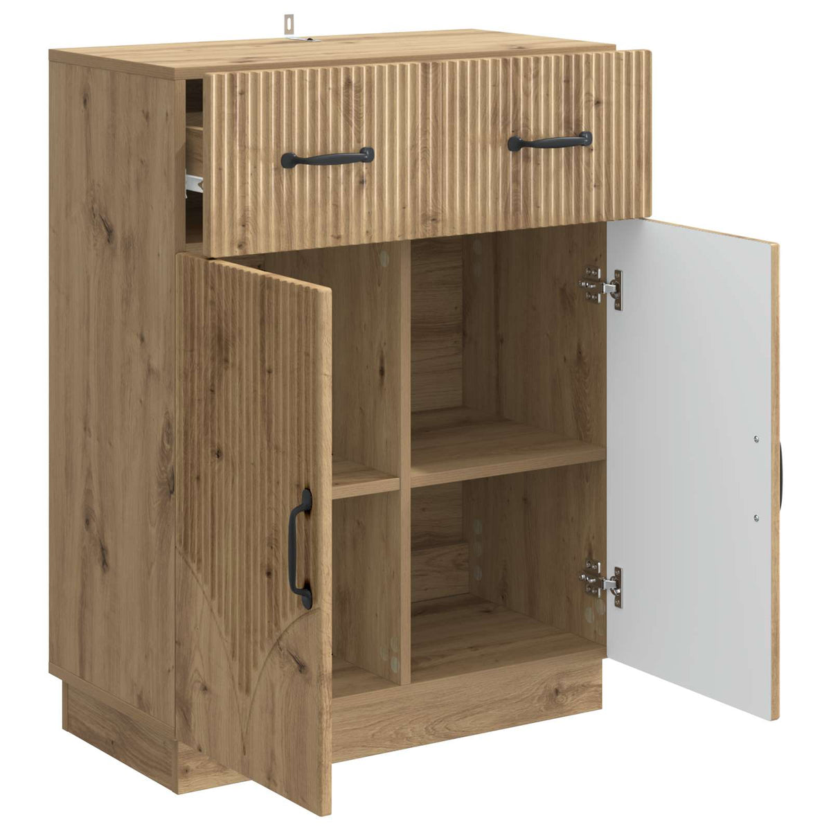 Sideboard Artisan-eg 66 x 34,5 x 87 cm Konstrueret træ