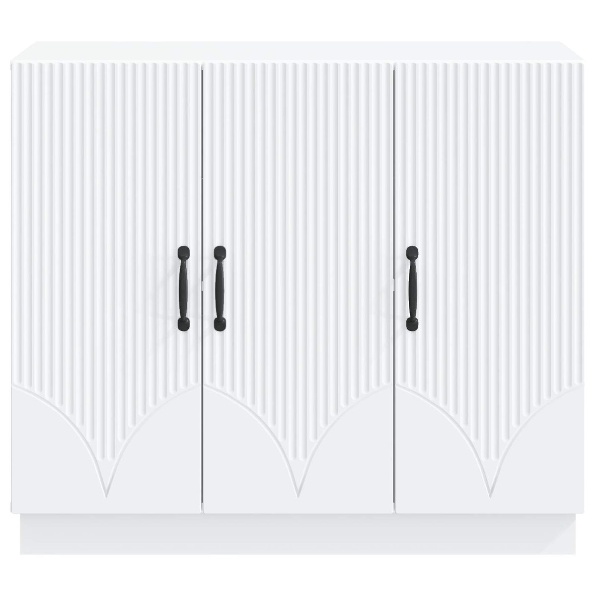 Sideboard Hvid 89 x 34,5 x 77 cm Konstrueret træ
