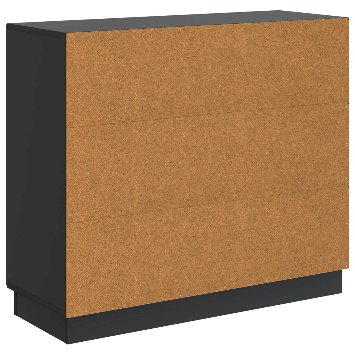 Sideboard Sort 89 x 34,5 x 77 cm Konstrueret træ