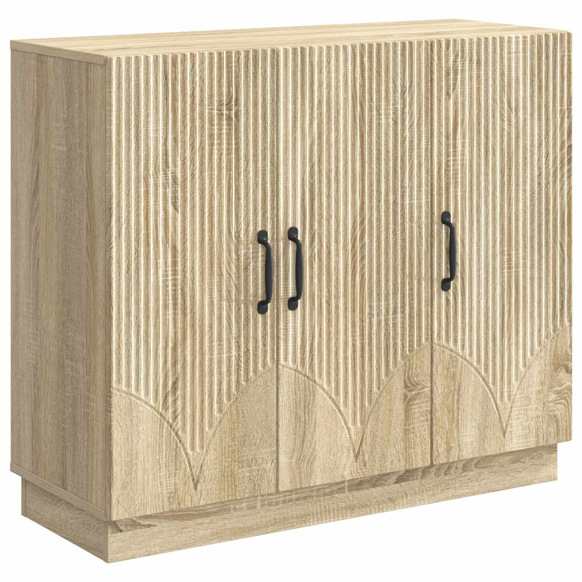 Sideboard Sonoma-eg 89 x 34,5 x 77 cm Konstrueret træ